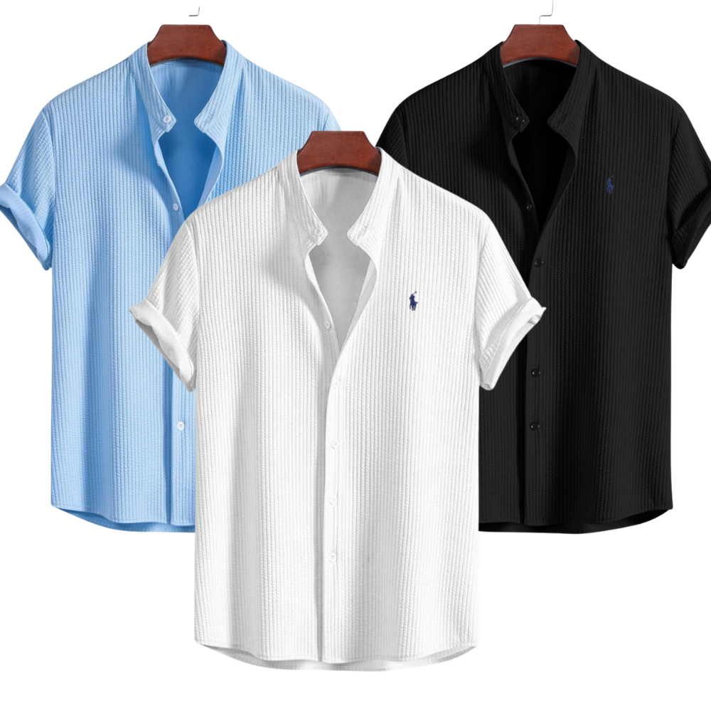 Chemise à col Polo Luxee